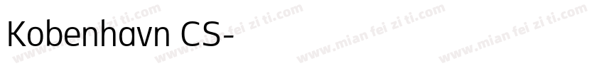 Kobenhavn CS字体转换